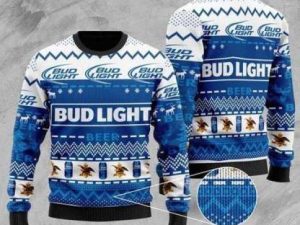 Bud Light Ugly Christmas Sweater Holiday Gift - Image 1