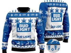 Bud Light Ugly Christmas Sweater Holiday Gift Holiday Gift - Image 1