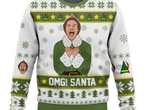 Buddy The Elf Ugly Christmas Sweater Holiday Gift - Image 1