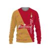 Budweiser And Pattern Logo-3D Sweatshirt - Image 1