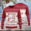 Budweiser Cat Hat Will Drink Everywhere Ugly Christmas Sweater - Image 1