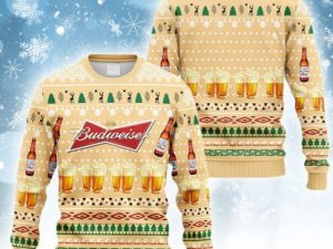 Budweiser Christmas Ugly Christmas Sweater - Image 1