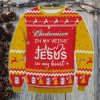 Budweiser In My Vein Ugly Christmas Sweater - Image 1