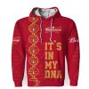 Budweiser It's In My DNA-3D Unisex Hoodie - Image 1