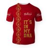 Budweiser It's In My DNA-3D Unisex T-Shirt - Image 1