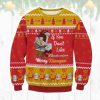 Budweiser Merry Kissmyass Ugly Christmas Sweater - Image 1