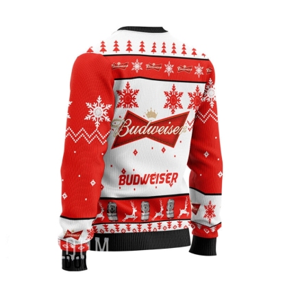 budweiser ugly christmas sweater holiday gift holiday gift 2 Budweiser Ugly Christmas Sweater Holiday Gift Holiday Gift - Image 2