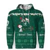 Buffalo Trace American Merry Christmas, Snoopy House Cute Fan Gift-3D Unisex Hoodie - Image 1