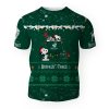 Buffalo Trace American Merry Christmas, Snoopy House Cute Fan Gift-3D Unisex T-Shirt - Image 1
