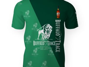 Buffalo Trace And Pattern Logo-3D Unisex T-Shirt - Image 1
