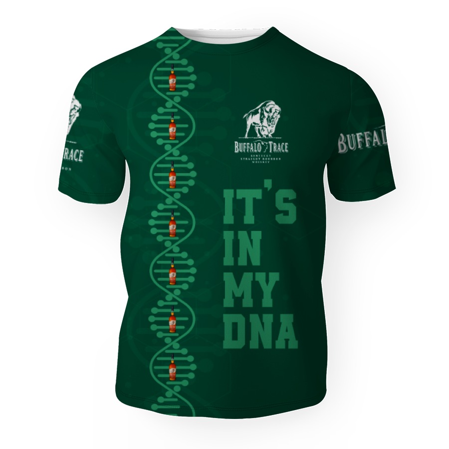 buffalo trace its in my dna 3d unisex t shirt 1 Buffalo Trace It's In My DNA-3D Unisex T-Shirt - Image 1