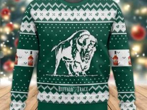 Buffalo Trace Ugly Christmas Sweater - Image 1