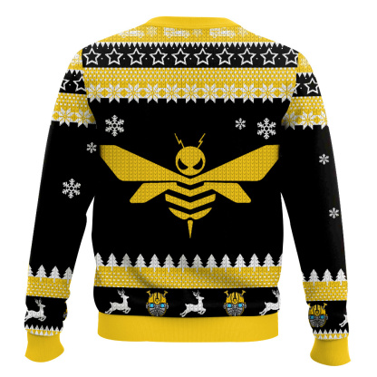 bumblebee transformers ugly christmas sweater 2 Bumblebee Transformers Ugly Christmas Sweater - Image 2