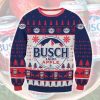Busch Light Apple Ugly Christmas Sweater - Image 1