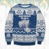 Busch Light Bad Night To Be A Busch Light 6 Pack Ugly Christmas Sweater - Image 1