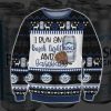 Busch Light Baseball Ugly Christmas Sweater Holiday Gift - Image 1