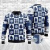 Busch Light Christmas Checkered Pattern Ugly Christmas Sweater - Image 1