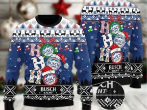 Busch Light Hohoho Ugly Christmas Sweater - Image 1