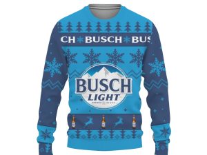Busch Light Merry Christmas Unisex Gift Fan-3D Sweatshirt - Image 1
