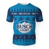 Busch Light Merry Christmas Unisex Gift Fan-3D Unisex T-Shirt - Image 1