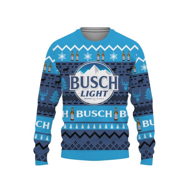 Busch Light Shirts Beer Vintage Logo-3D Sweatshirt - Image 1