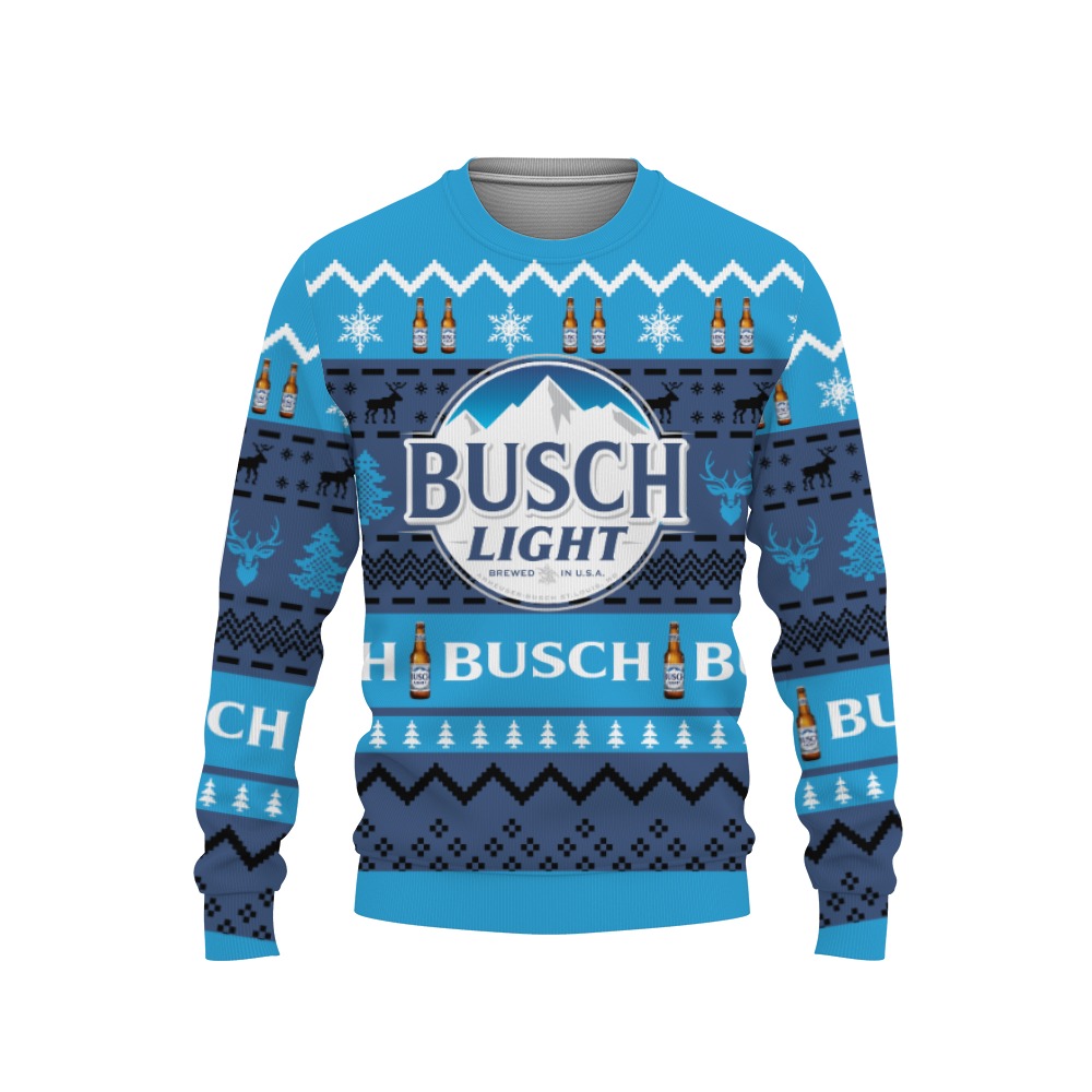 busch light shirts beer vintage logo 3d sweatshirt 1 Busch Light Shirts Beer Vintage Logo-3D Sweatshirt - Image 1