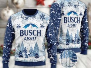 Busch Light Ugly Christmas Sweater - Image 1