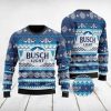 Busch Light Ugly Christmas Sweater Holiday Custome - Image 1