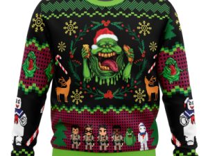 Bustin Christmas Ghostbusters Ugly Christmas Sweater - Image 1