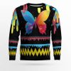 Butterfly Colorful Beauty Ugly Christmas Sweater - Image 1
