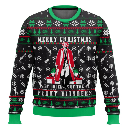 by order of the peaky blinders ugly christmas sweater 1 By Order Of The Peaky Blinders Ugly Christmas Sweater - Image 1