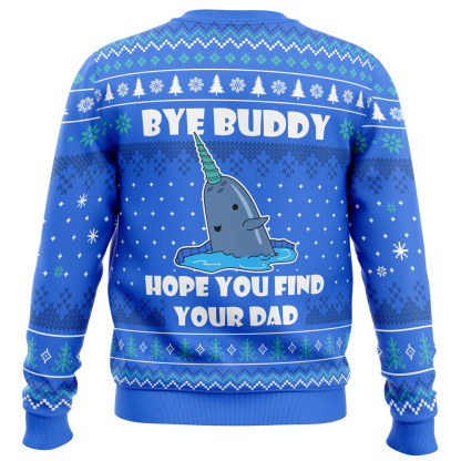 bye buddy elf ugly christmas sweater 2 Bye Buddy Elf Ugly Christmas Sweater - Image 2