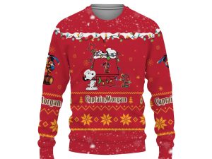 Captain Morgan American Merry Christmas, Snoopy House Cute Fan Gift-3D Sweatshirt - Image 1