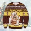 Captain Morgan Bulldog Ugly Christmas Sweater - Image 1