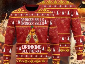 Captain Morgan Drinker Bells Ugly Christmas Sweater - Image 1