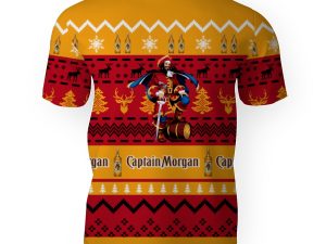 Captain Morgan Shirts For Men With Vintage For Sale-3D Unisex T-Shirt - Image 1