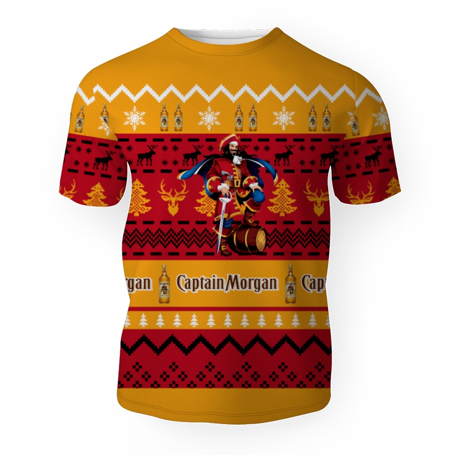 captain morgan shirts for men with vintage for sale 3d unisex t shirt 1 Captain Morgan Shirts For Men With Vintage For Sale-3D Unisex T-Shirt - Image 1