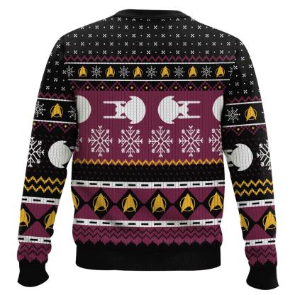 captain picard st ugly christmas sweater 2 Captain Picard St Ugly Christmas Sweater - Image 2