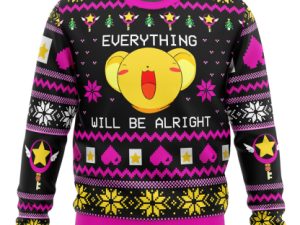 Cardcaptor Sakura Happy Ugly Christmas Sweater - Image 1