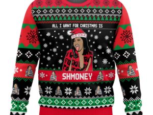 Cardi B Christmas Ugly Christmas Sweater - Image 1