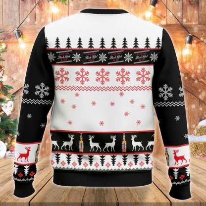 carling black label beer ugly christmas sweater 2 Carling Black Label Beer Ugly Christmas Sweater - Image 2