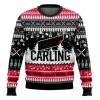 Carling United Kingdom Beer Ugly Christmas Sweater - Image 1