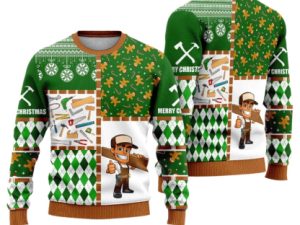 Carpenter Ugly Christmas Sweater - Image 1