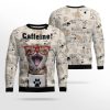 Cat Caffeine Ugly Christmas Sweater - Image 2