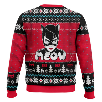 catwoman ugly christmas sweater 2 Catwoman Ugly Christmas Sweater - Image 2