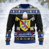 Celestine V Coat Of Arms Ugly Christmas Sweater - Image 1