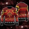 Chaos Reigns Khorne Iconic Ugly Christmas Sweater - Image 1
