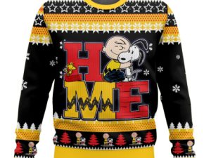 Charlie Brown And Snoopy Ugly Christmas Sweater Xmas Gift - Image 1