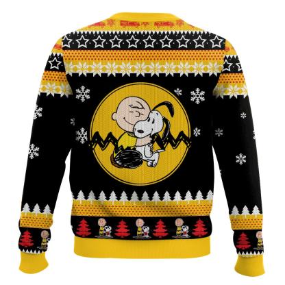 charlie brown and snoopy ugly christmas sweater xmas gift 2 Charlie Brown And Snoopy Ugly Christmas Sweater Xmas Gift - Image 2