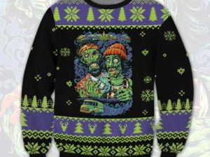 Cheech Chong Ugly Christmas Sweater - Image 1